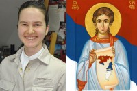 Иконописац Јелена Поповић израдила икону за Дан Републике