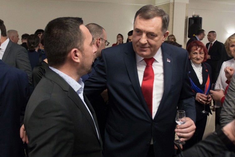 Борис Јеринић и српски члан Предсједништва БиХ Милорад Додик