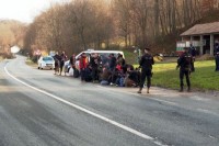 Međeđa kod Dubice: Pun autobus migranata pokušao preći u Hrvatsku