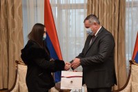Višković: Vlada će obezbijediti finansijsku podršku za usavršavanje Sare Ćirković