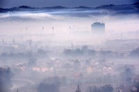 Магла на подручју Бањалуке, Приједора, Вишеграда, Сарајева, Тузле и Бихаћа