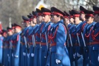 Defile simbolično na Vidovdan