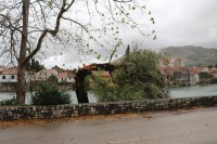 Могући повремени удари вјетра и оборено дрвеће на коловозу