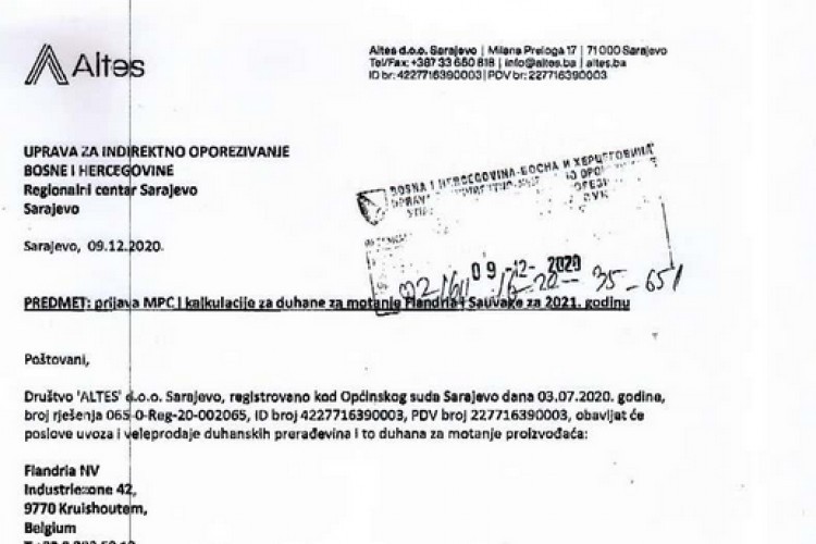 Према Одлуци коју је усвојио Управни одбор УИО и у 2021. години се по паклици цигарета плаћају двије акцизе.