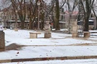Невријеме са кишом, а онда и градом захватило је градско подручје Требиња