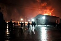Požar u migrantskom kampu u Blažuju, nema povrijeđenih