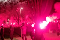 Navijači “Sloge” bakljadom proslavili rođendan Republike
