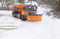Угажен снијег мјестимично на коловозима у вишим предјелима