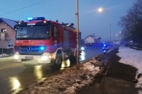 Мањи пожар избио је у напуштеном објекту бише Грађевинске школе у насељу Лазарево