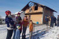 Изгорјела кућа породице Милошевић у Церанима код Дервенте