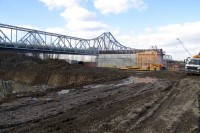 Нови мост на Рачи израња у семберској равници