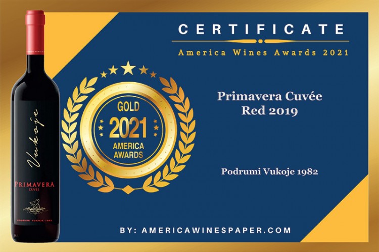 "Podrumi Vukoje 1982" osvojili su pet zlatnih medalja za svoja vina