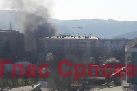 Бањалука: Гори аутомобил у улици Слободана Кустурића