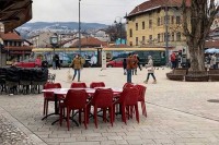 Sarajevo: Ulice prazne, zatvoreni kafići
