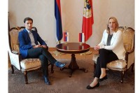 Cvijanovićeva sutra u Beogradu sa Brnabićevom