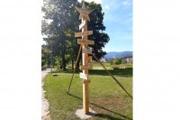 Drvar: Postavljen putokaz sa nazivima Titovih gradova u bivšoj Jugoslaviji