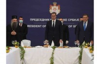 Vučić i Dodik dočekali patrijarha i episkope na ručku