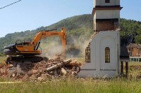 Episkop Sergije: Rušenje hrama u Konjević Polju podstiče bratomržnju