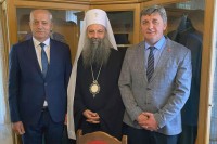 Патријарх српски Порфирије упознат о раду Универзитета и богословског факултета