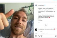 Eriksen iz bolnice poručio: Osjećam se dobro, hvala svima na podršci