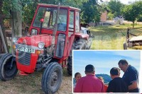 Dodik poklonio traktor sa priključcima porodici Živković