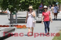 Sutra sparno, temperatura vazduha na jugu i sjeveru do 40 stepeni