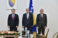 Počeo sastanak sa Kristijanom Šmitom u Predsjedništvu BiH, Dodik nije došao