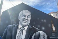 U Kozarskoj Dubici mural Željku Obradoviću