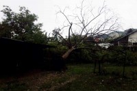 Снажно невријеме погодило је јутрос Бањалуку