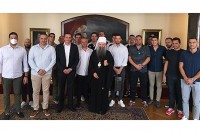 Zlatna vaterpolo reprezentacija na ručku kod Patrijarha