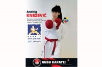 Anđela Knežević juniorski reprezentativac na Evropskom prvenstvu iz karatea u Finskoj