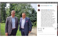 Vučić predao Dodiku prednacrt zajedničkog zakona o zaštiti srpskog jezika i ćiriličnog pisma