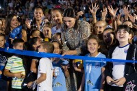 Уз ватромет и бакљаду Билећа дочекала Тијану Бошковић