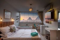 Apartman u Egiptu nudi pogled na piramide iz đakuzija