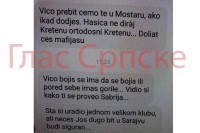 Пријетње Зељковићу