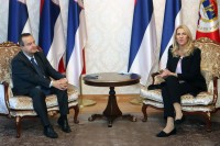 Cvijanović sa Dačićem i Pastorom; Odnosi Srpske i Srbije na najvišem nivou