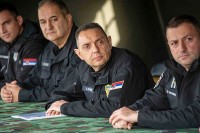 Вјежби присуствују предсједник Владе Радован Вишковић и министри унутрашњих послова Драган Лукач и Александар Вулин