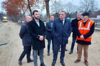 Dodik obišao radove u Prijedoru: Svi projekti su na dobrobit građana