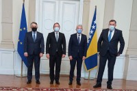 Članovi Predsjedništva BiH sa Varheljijem