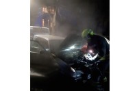Gorjela „mazda” u Krfskoj ulici u Banjaluci