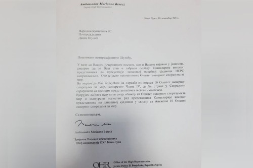 Odluka ostaje nepromjenjena