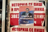 U centru Beograda plakati podrške Dodiku