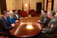Cvijanovićeva sa generalom Mojsilovićem