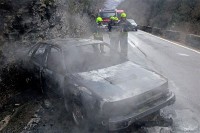 Riješena misterija požara kod Karanovca: Vozač bježeći od vatre skočio u smrt