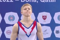 Ruski gimnastičar nastupio sa slovom Z na grudima