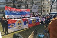 Mirni skup podrške Rusiji u Banjaluci