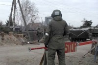 Руско војно особље обезбеђује безбедност на путевима у Кијевској области
