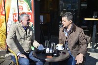 Borenović i Raguž u šetnji Banjalukom