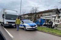 Sudar policijskog vozila i kamiona u Banjaluci