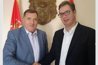 Vučić se u petak sastaje sa Dodikom